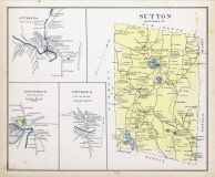 Sutton, Sutton Town, Sutton North, Sutton South, New Hampshire State Atlas 1892
